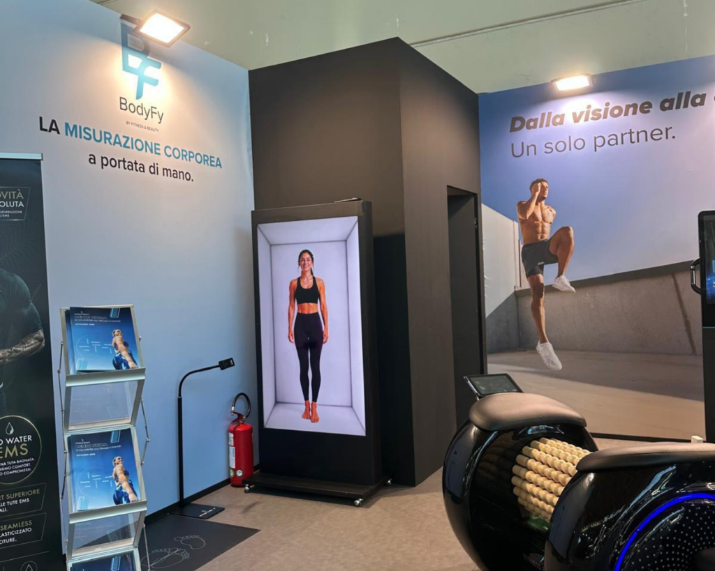 Fitness & beauty a RiminiWellness 2026: stand con body scan, attrezzature e promozioni.